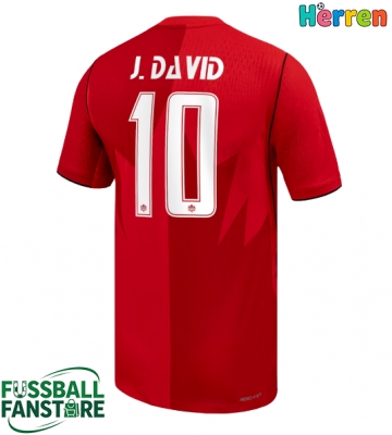 Kanada Jonathan David #10 Replik Heimtrikot WM 2026 Kurzarm
